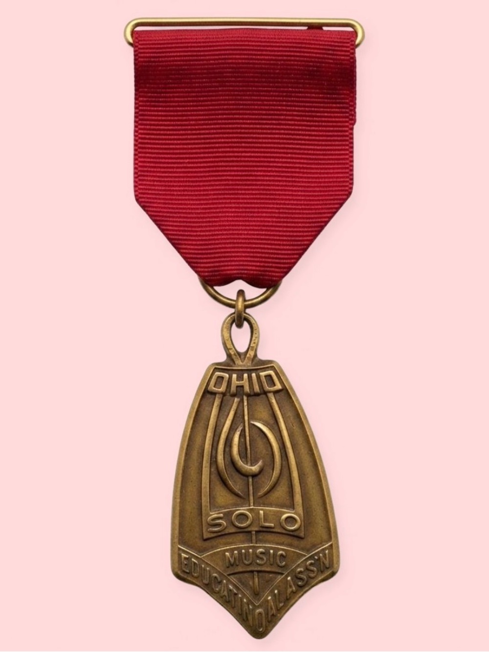 Antique Ohio Solo Music Education Association Medal 1st Place 1980s
